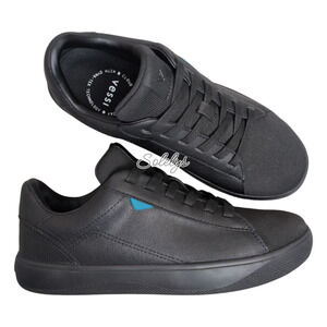 Vessi Soho 2 Womens 7 Waterproof Dyma-Tex Ashphalt Black Low Top Casual Sneaker
